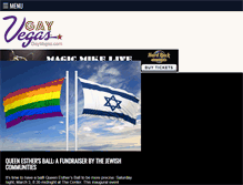 Tablet Screenshot of gayvegas.com